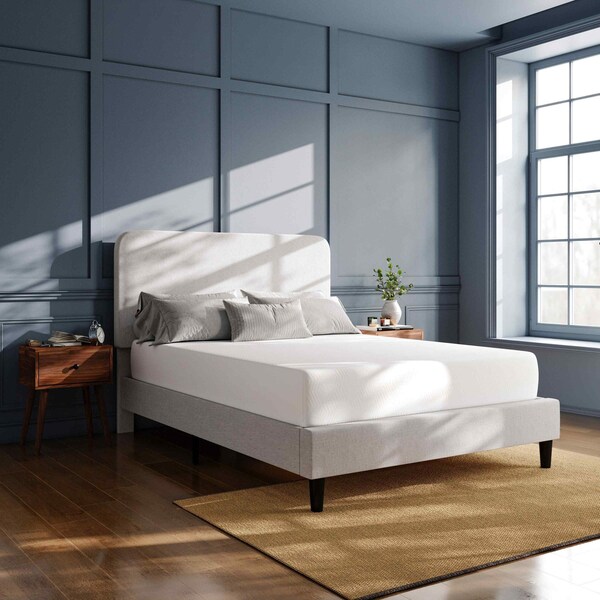 Flash Furniture Cloud Green Tea Cooling Gel 3-Layer Memory Foam 10in. Queen Mattress in a Box, Washable Cover CL-MFB3L-10-Q-GG - main